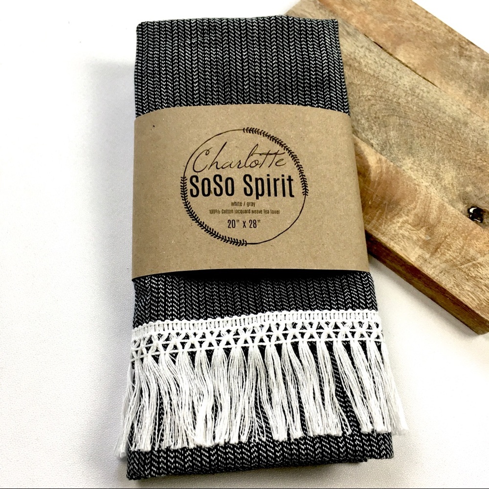 Woven Fringe Dish Towel